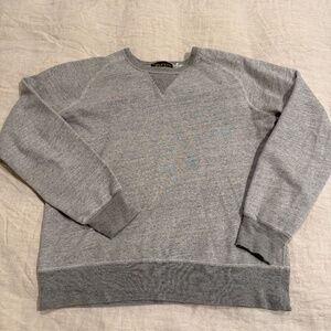 LVC Levis Vintage Clothing Crewneck Sweatshirt, Heather Grey, Small/Medium